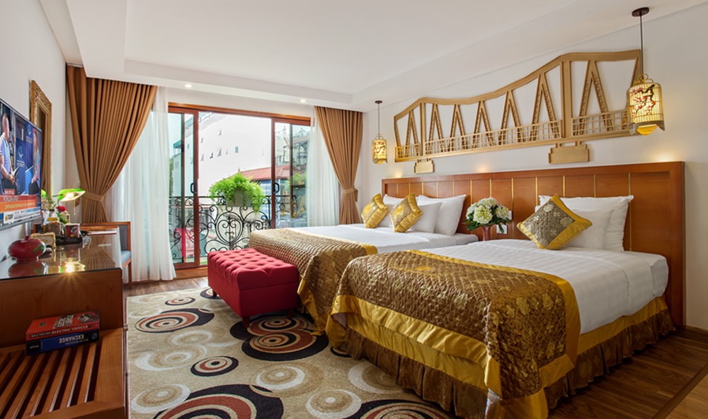 Hanoi Golden Holiday Hotel, sở hữu nét đẹp ấn tượng nhờ thiết kế hoài cổ 11