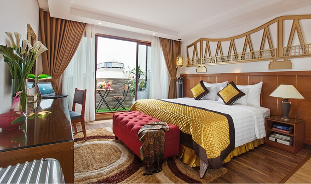 Hanoi Golden Holiday Hotel, sở hữu nét đẹp ấn tượng nhờ thiết kế hoài cổ 9