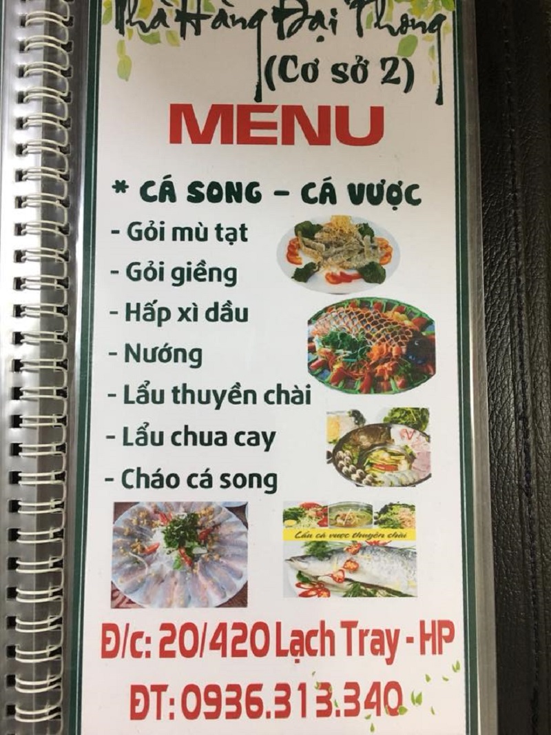 Hấp dẫn với thực đơn tại Nhà hàng hải sản Đại Phong Hải Phòng 10