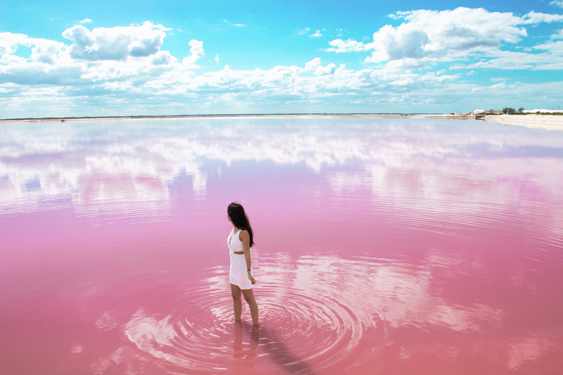 Hồ Hillier pha sắc hồng như trong truyện cổ tích tại Úc 8
