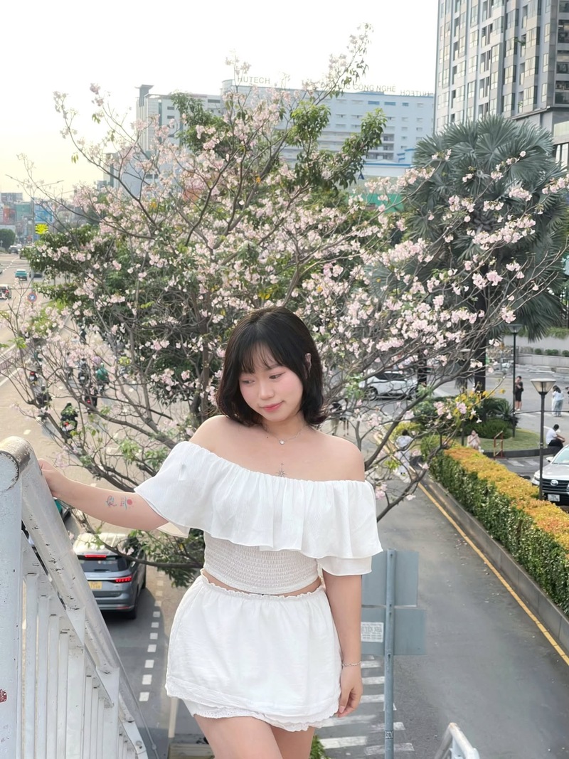 Hoa kèn hồng phủ sáng đường phố Sài Gòn những ngày tháng Năm 23