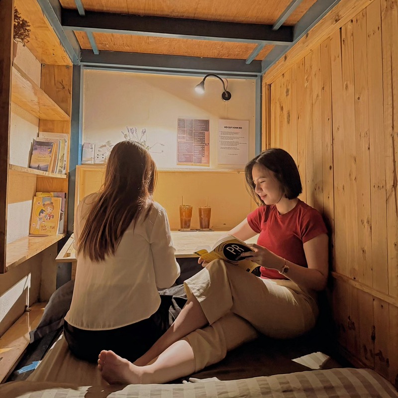 Hơi Béo Cà Phê: Quán cafe bed riêng tư giữa lòng quận 1 7