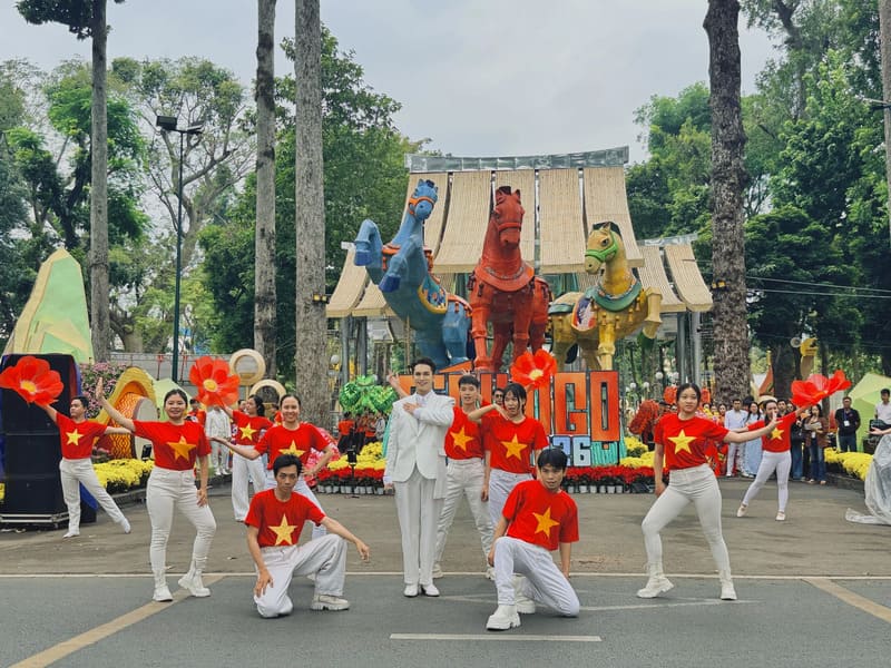 Hội hoa xuân Tao Đàn Tết Bính Ngọ 2026: Không gian gần gũi nhưng hiện đại 4
