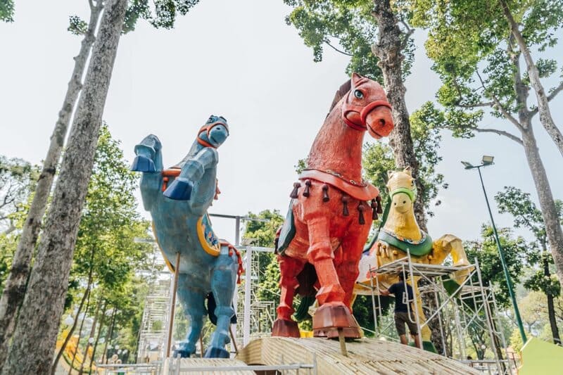 Hội hoa xuân Tao Đàn Tết Bính Ngọ 2026: Không gian gần gũi nhưng hiện đại 7