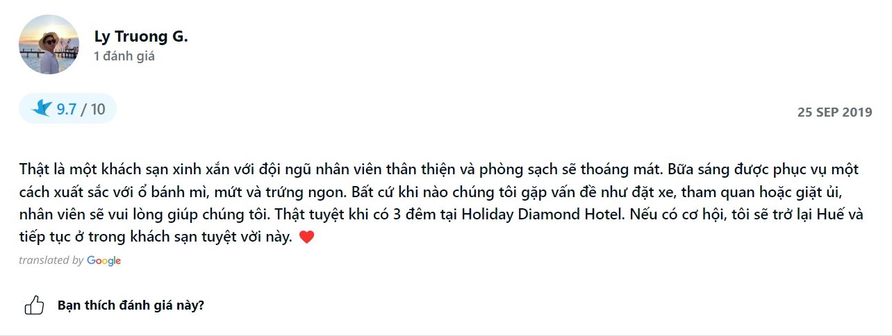 Holiday Diamond Hotel Huế, thiên đường nghỉ dưỡng 3 sao trong lòng phố Huế 11