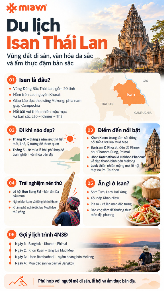 Trọn bộ cẩm nang du lịch Isan Thái Lan và các trải nghiệm hấp dẫn 2