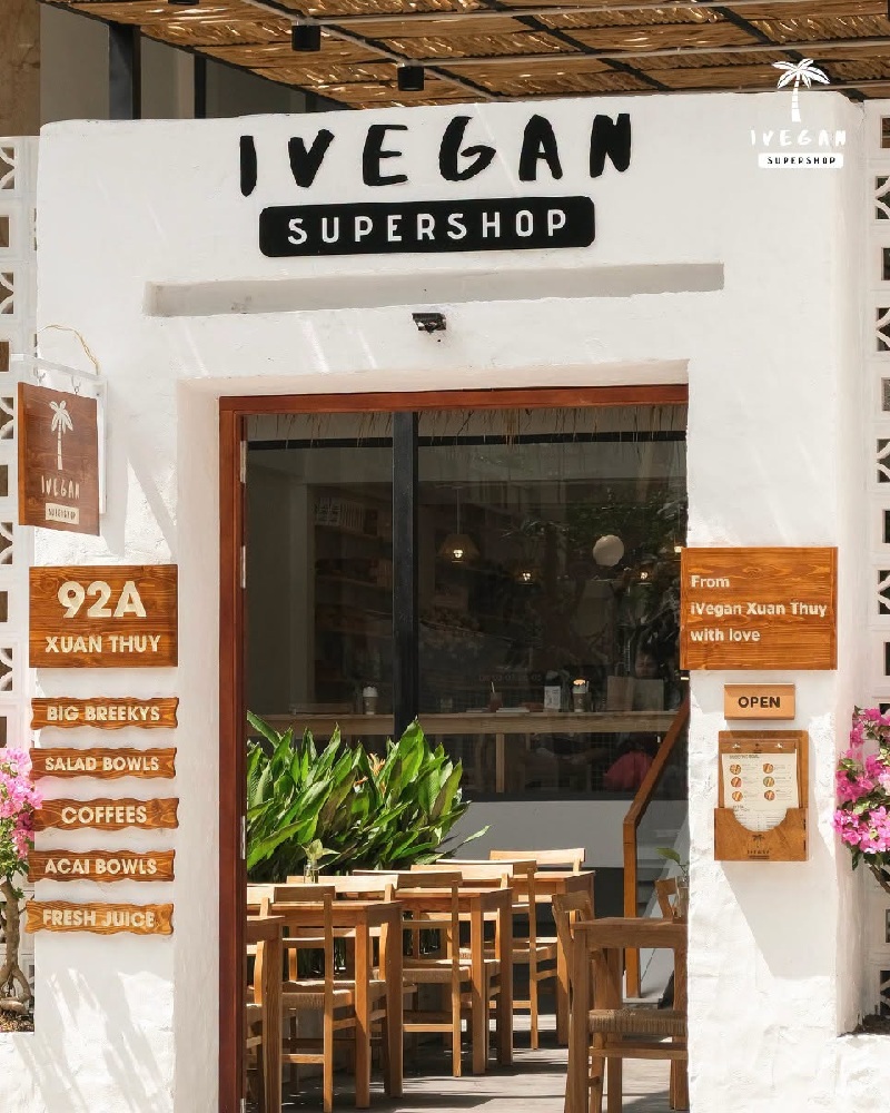 Review chuỗi quán chay iVegan Supershop healthy 2