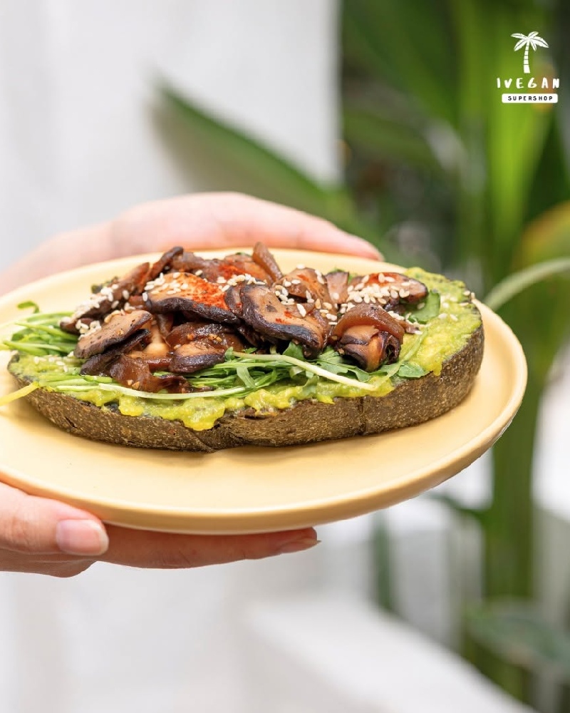 Review chuỗi quán chay iVegan Supershop healthy 7