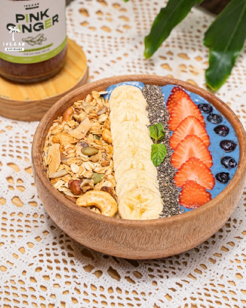 Review chuỗi quán chay iVegan Supershop healthy 8