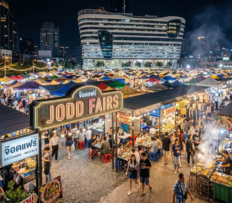 Cẩm nang khám phá chợ đêm Jodd Fairs Bangkok 2