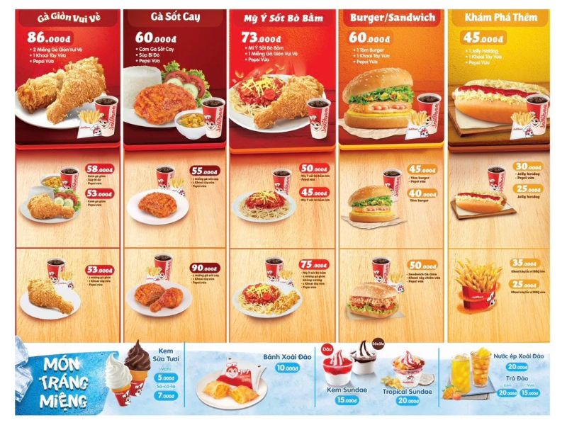 4 chi nhánh Jollibee Nha Trang: Giờ mở cửa, menu và giá 6