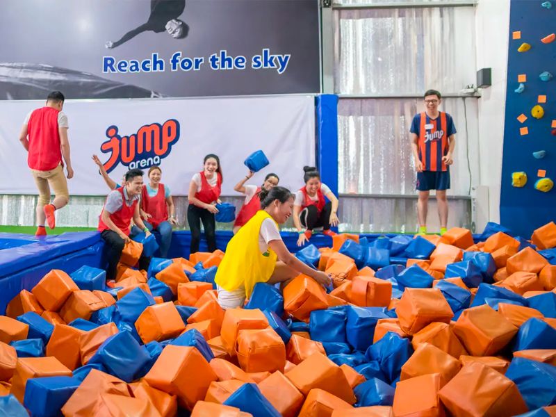 Vui chơi tại Jump Arena Hà Nội review khu Trampoline nổi tiếng 4
