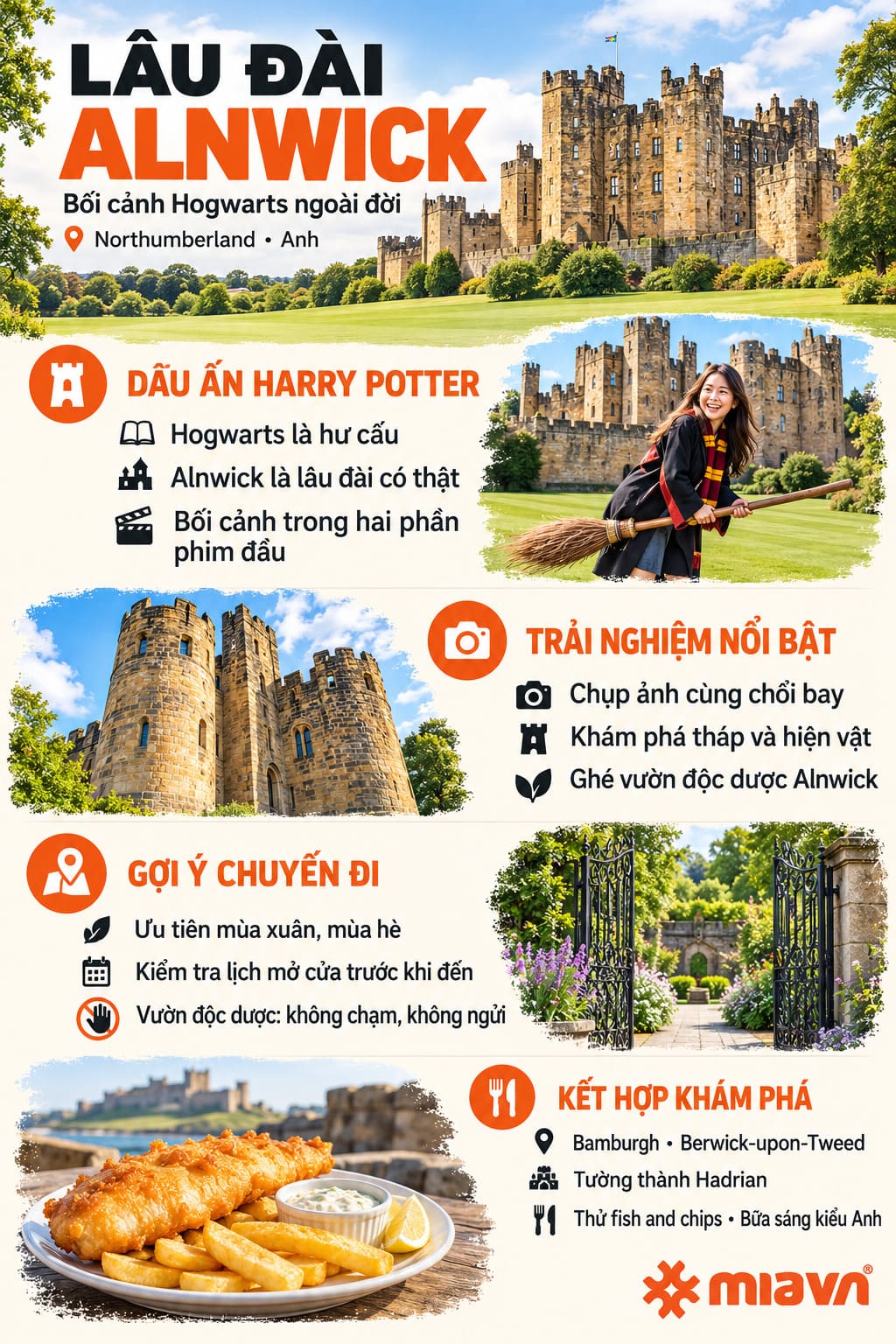 Lâu Đài Hogwarts ngoài đời thật: Khám phá Alnwick ở Anh 2