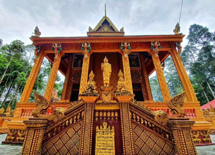 Khám phá chùa Phù Ly với kiến trúc độc đáo, đặc trưng của người Khmer 5
