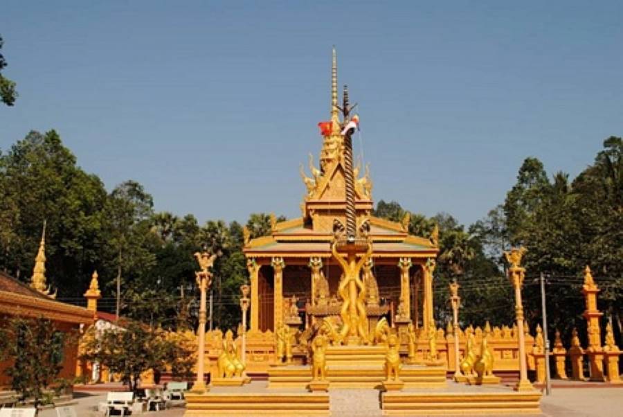 Khám phá chùa Phù Ly với kiến trúc độc đáo, đặc trưng của người Khmer 7