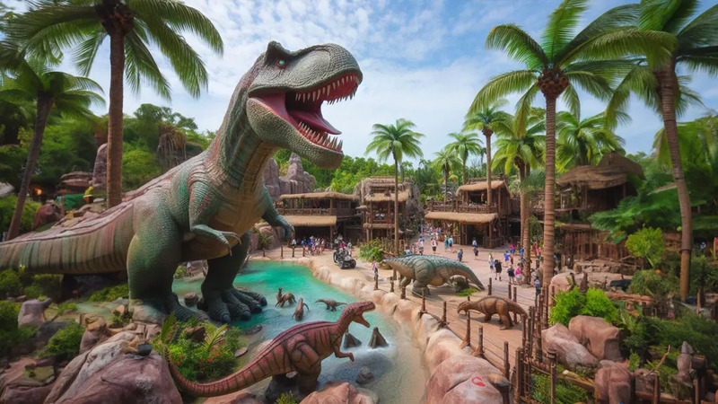 Khám phá Dino Park, công viên khủng long lớn nhất Việt Nam 2