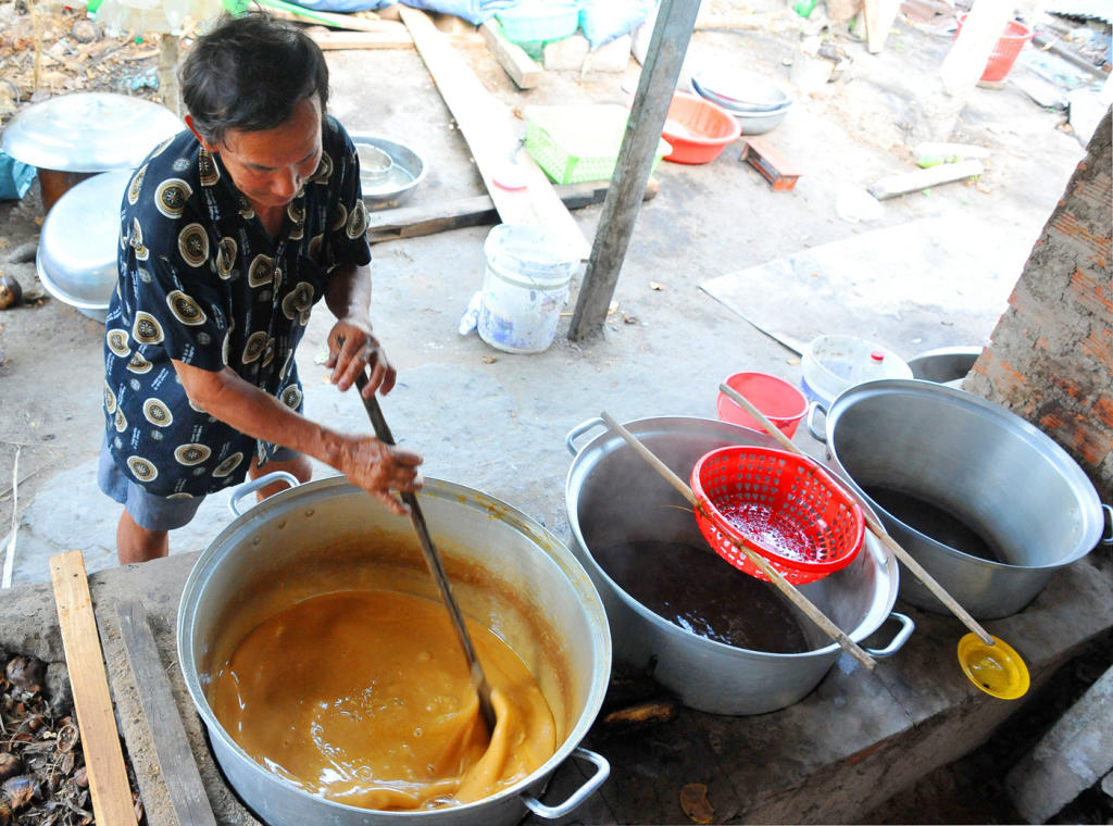 Khám phá làng nghề nấu đường thốt nốt ở An Giang vào mùa khô 6