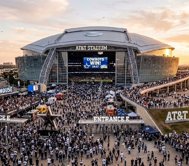 Khám phá sân vận động AT&T đăng cai nhiều trận World Cup 2026