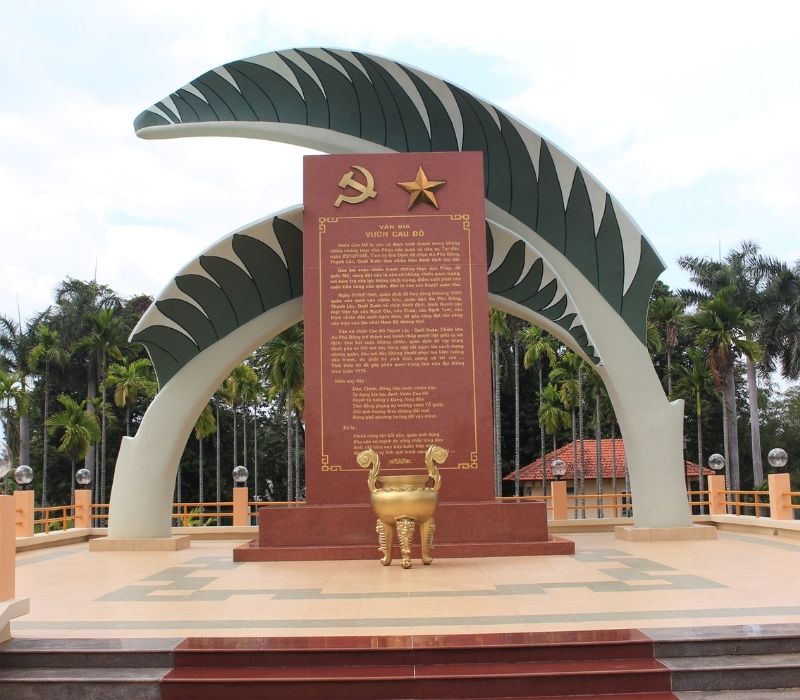 Khu tưởng niệm Vườn Cau Đỏ: Chứng nhân lịch sử hào hùng