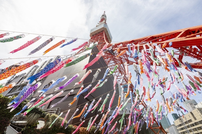 Koinobori nhảy múa trong làn gió vào dịp ngày thiếu nhi Nhật Bản 10