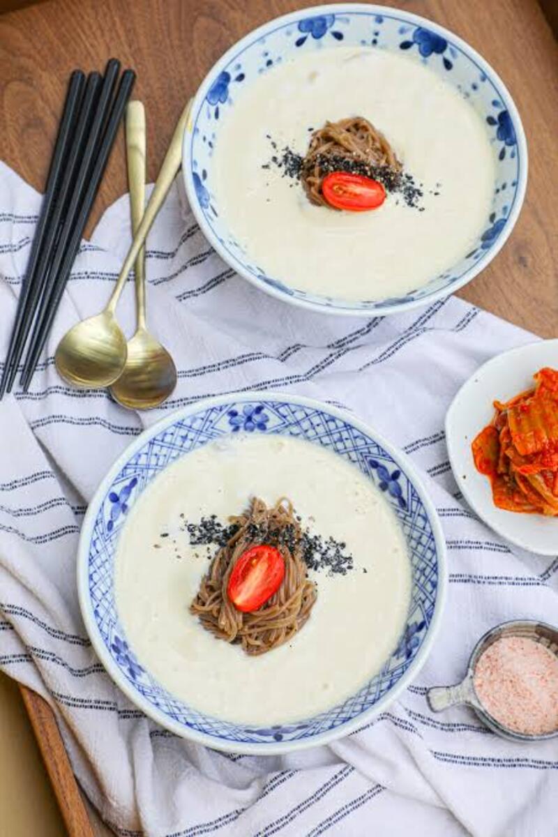 Thưởng thức Kongguksu, món mì lạnh đậu nành thanh mát giữa mùa hè Hàn Quốc 5