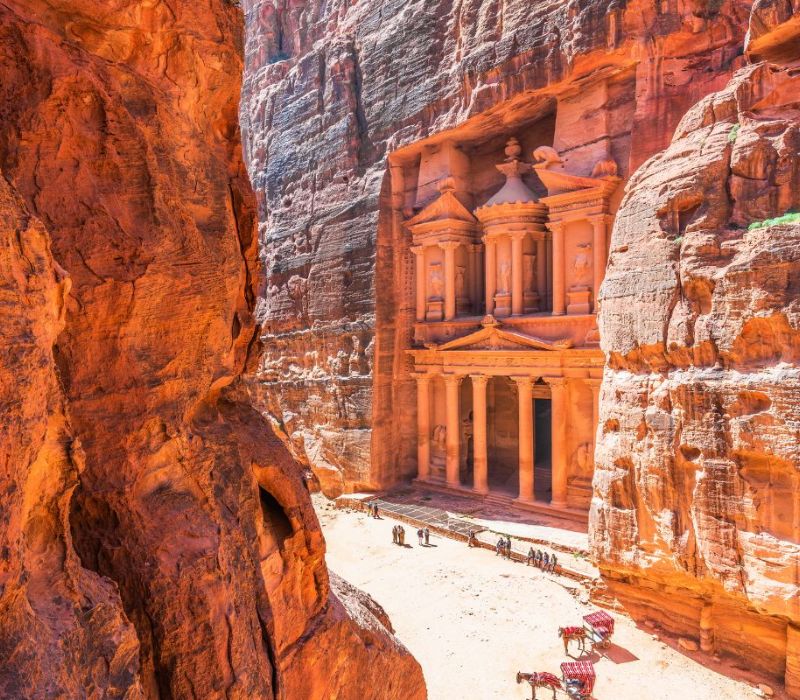 Kỳ quan thế giới hiện đại thành phố Petra Jordan cổ kính 4