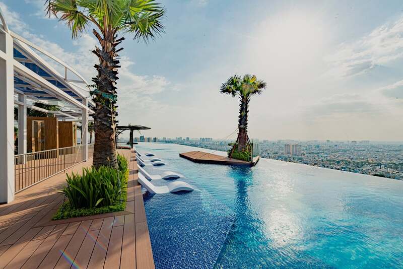 La Vela Saigon Hotel, trải nghiệm hồ bơi vô cực tầng 27 siêu thực 7