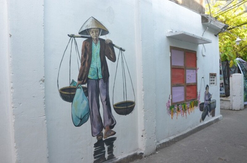 Lạc bước vào làng Bích họa Đà Nẵng, thiên đường check-in đầy màu sắc 3