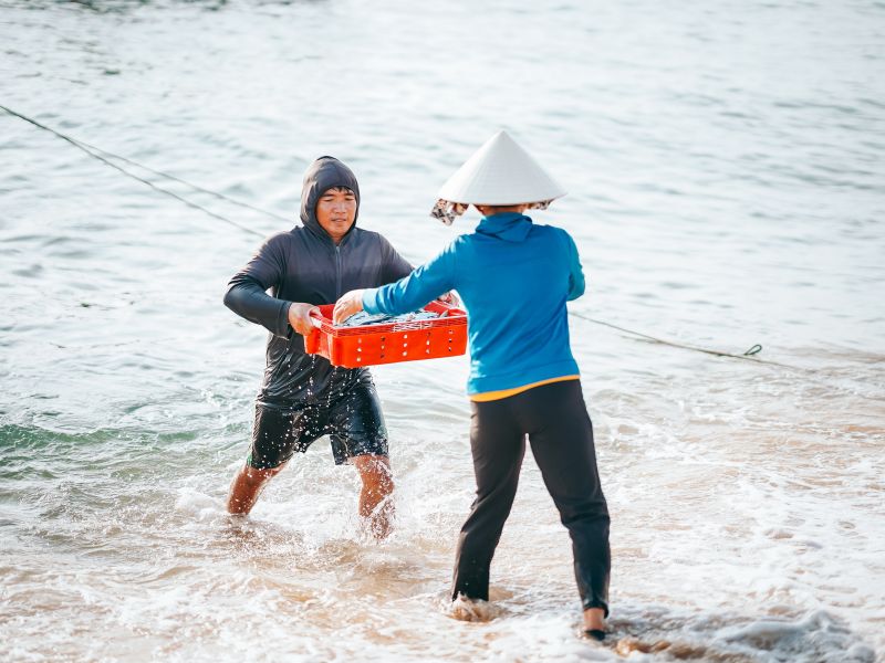 Làng chài Nhân Trạch và trải nghiệm đón thuyền cá lúc bình minh 4