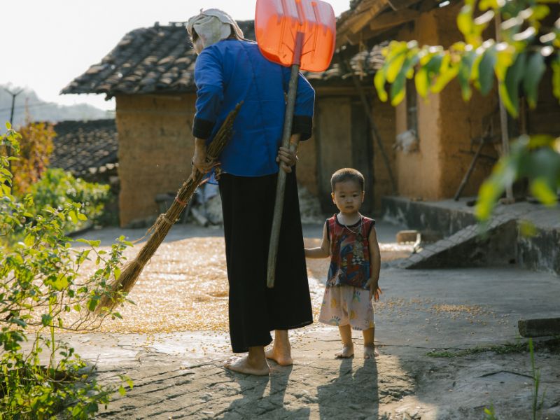 Thăm làng Cổ Bắc Hoa bình yên giữa núi rừng Tân Sơn 7