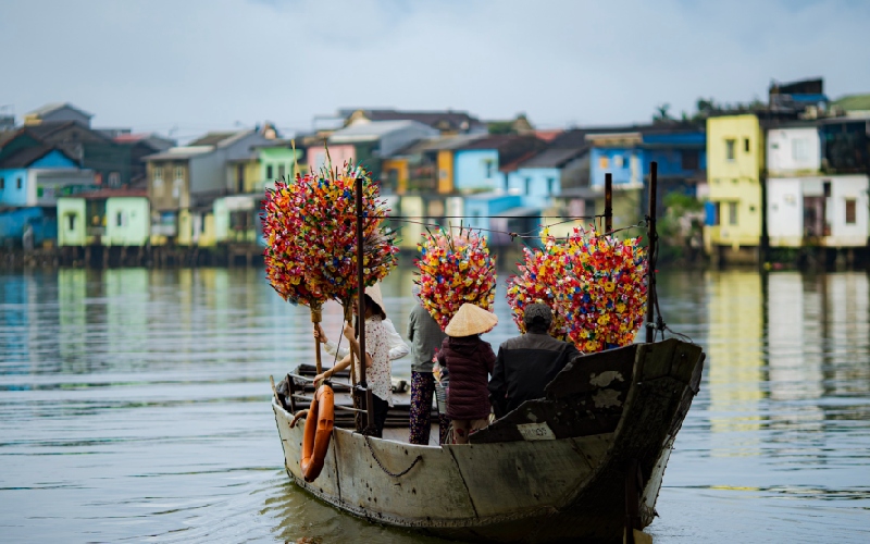 Hành trình trải nghiệm làng hoa giấy Thanh Tiên ở Huế 4
