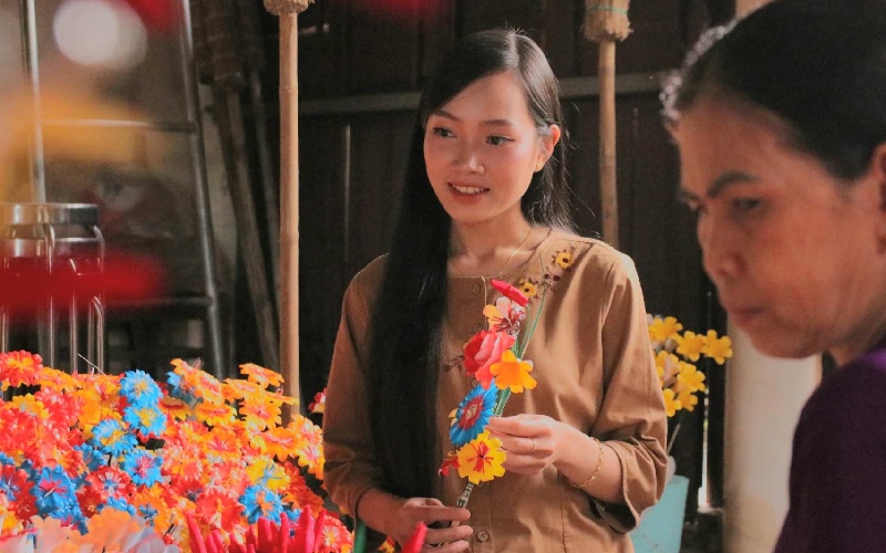 Hành trình trải nghiệm làng hoa giấy Thanh Tiên ở Huế 8