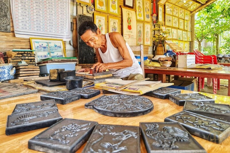 Làng Sình Huế nơi có dòng tranh mộc bản tuổi đời hàng thế kỷ 4