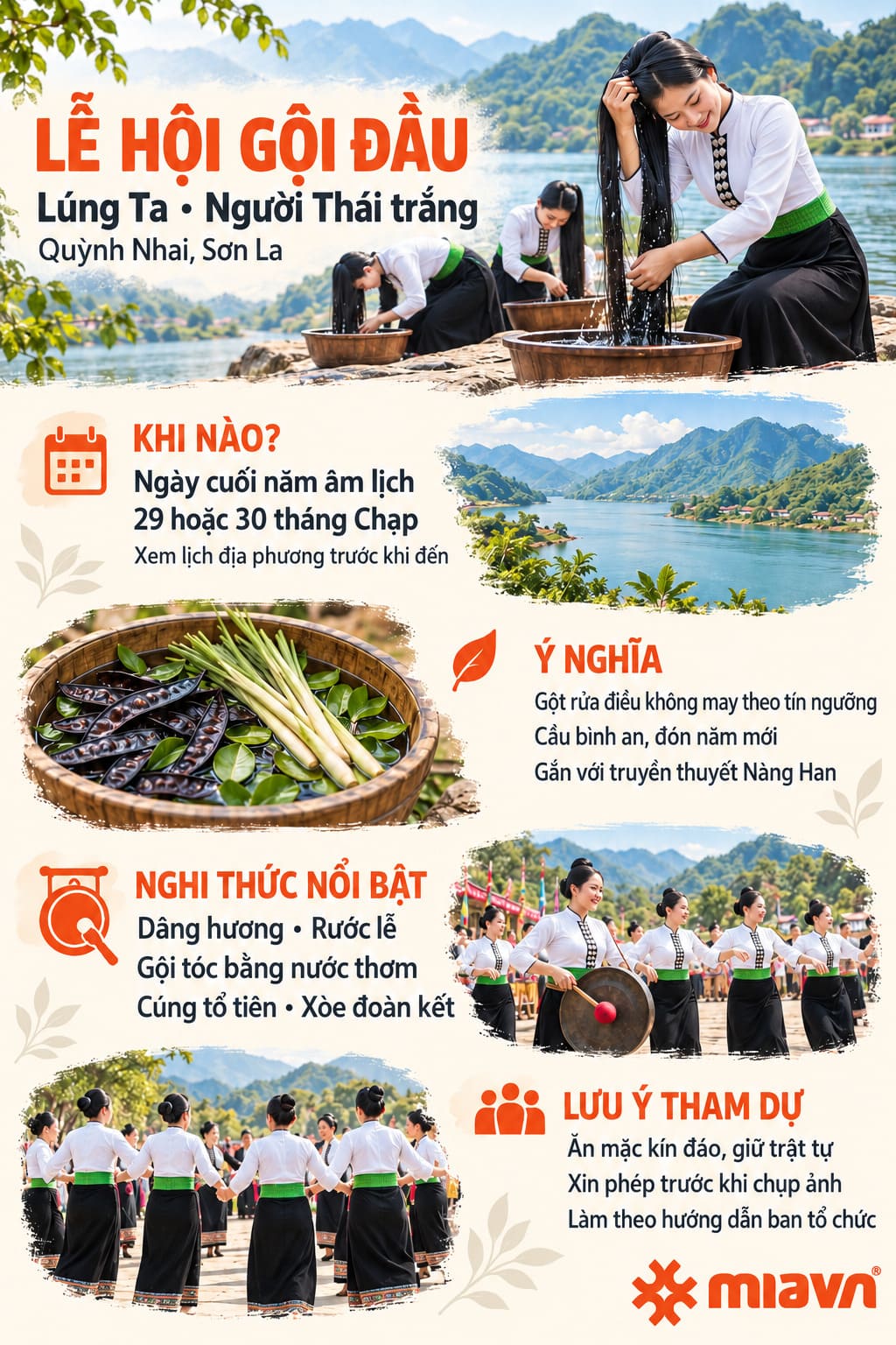 Lễ hội Gội đầu Quỳnh Nhai: Nghi lễ cuối năm người Thái trắng 2
