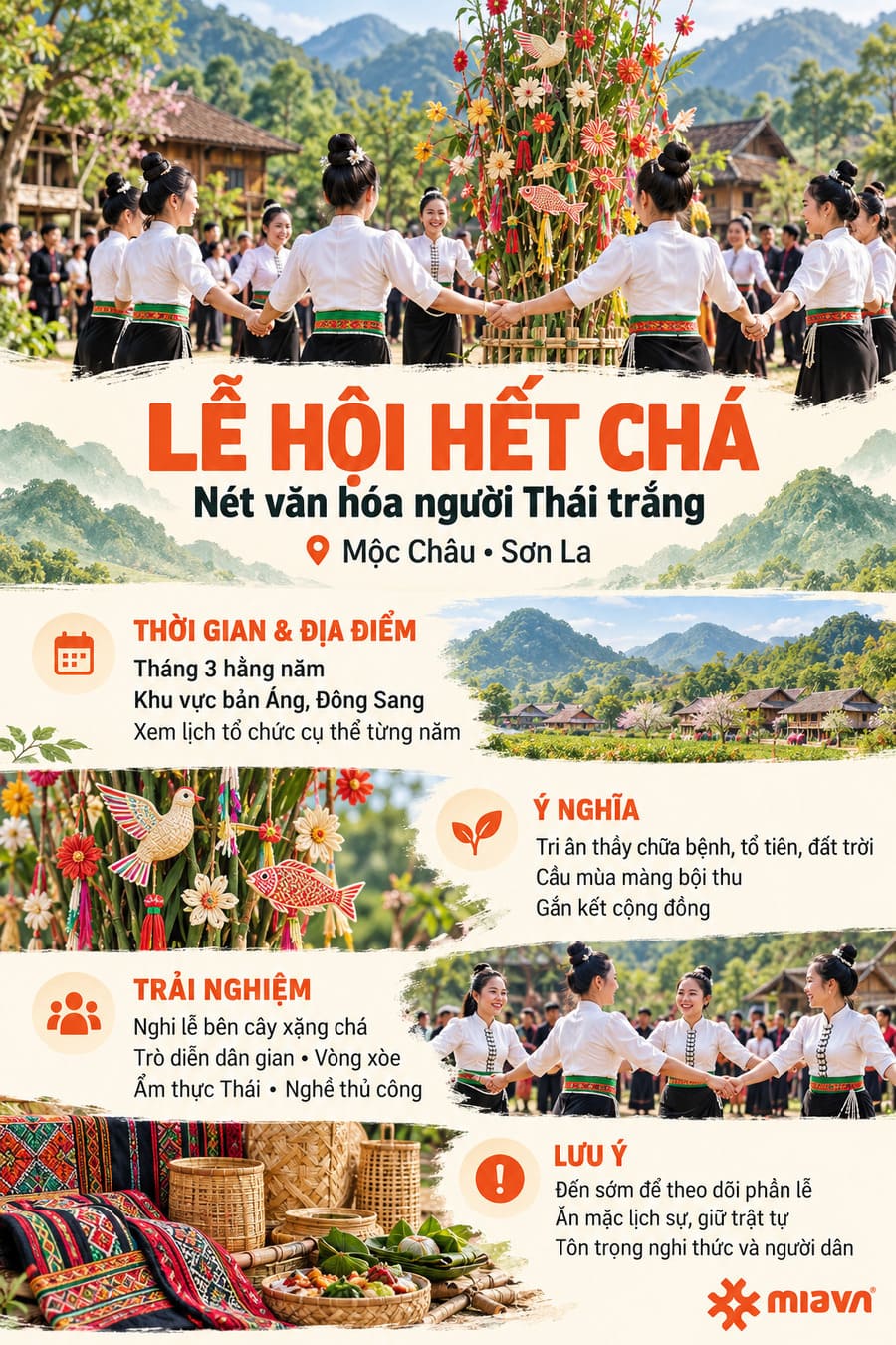 Lễ hội Hết Chá ở Mộc Châu: Nét đẹp tín ngưỡng của người Thái Trắng 2