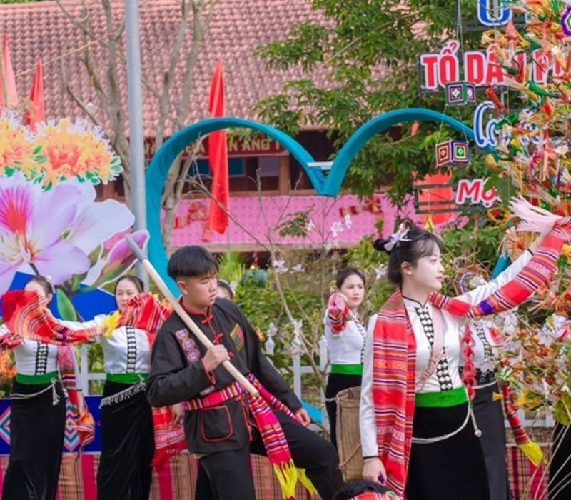 Lễ hội Hết Chá ở Mộc Châu: Nét đẹp tín ngưỡng của người Thái Trắng