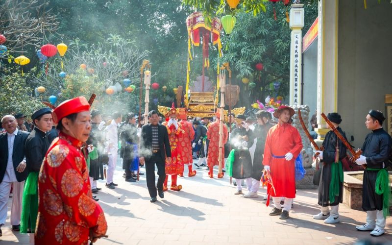 Lễ hội làng Triều Khúc: Di sản văn hóa thu hút đông đảo du khách 6