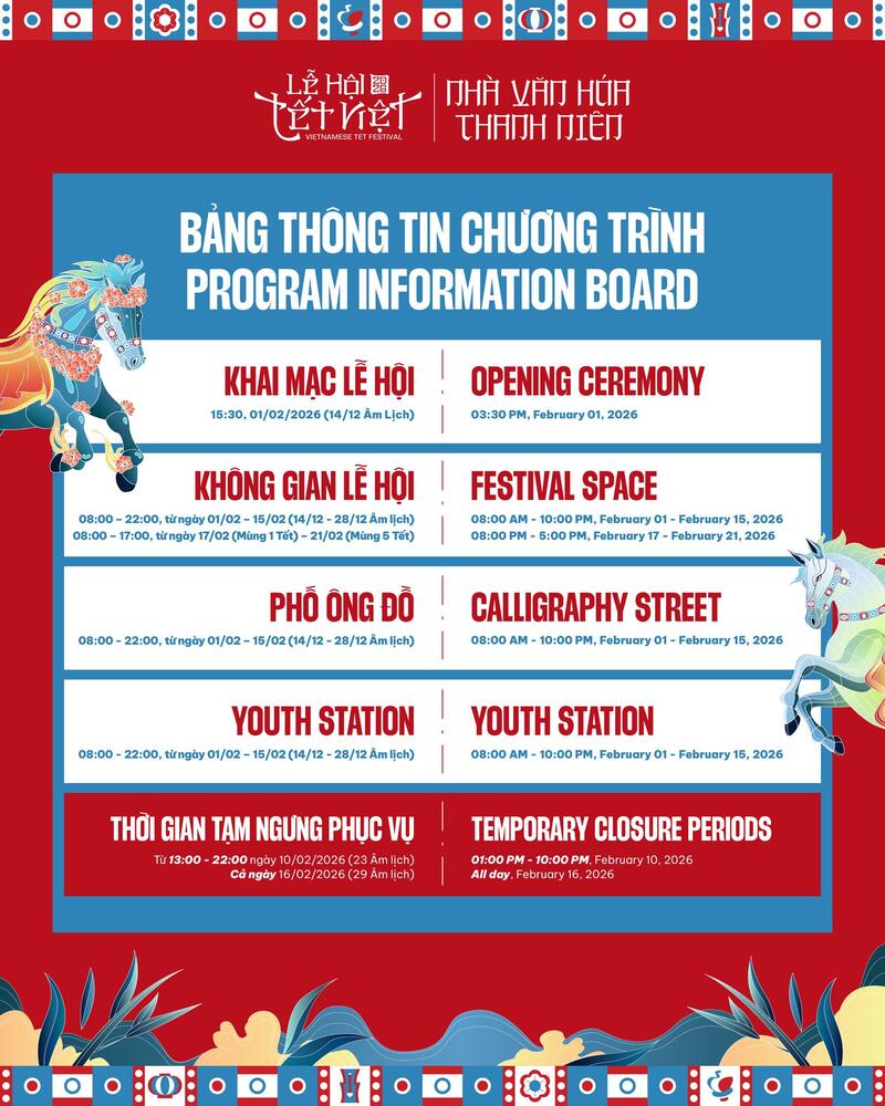 Lễ hội Tết Việt Bính Ngọ 2026 với Phố Ông Đồ rộn ràng dịp xuân 3