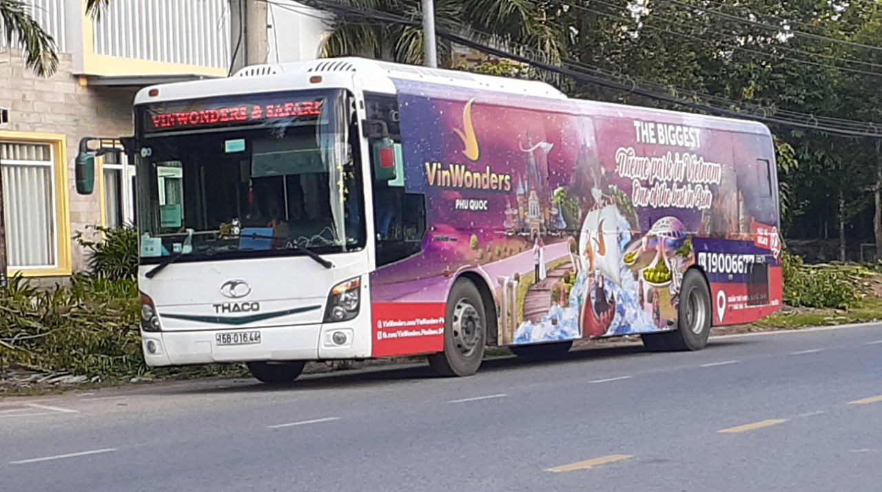 Lịch trình xe bus Phú Quốc tuyến VinWonders và Vinpearl Safari 2