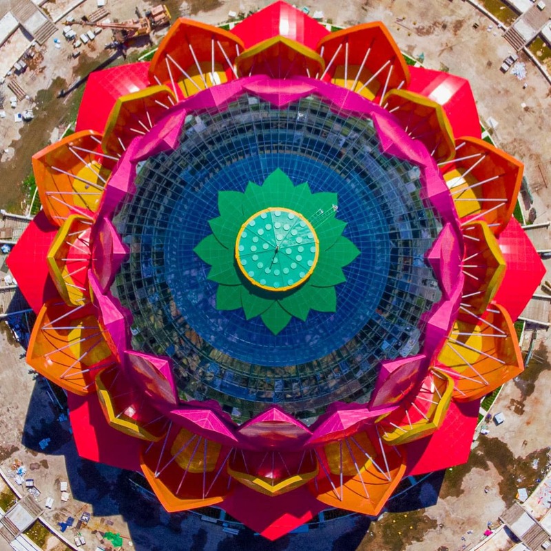 Khám phá Liên Hoa bảo tháp ấn tượng bởi hình hoa sen ba tầng 6