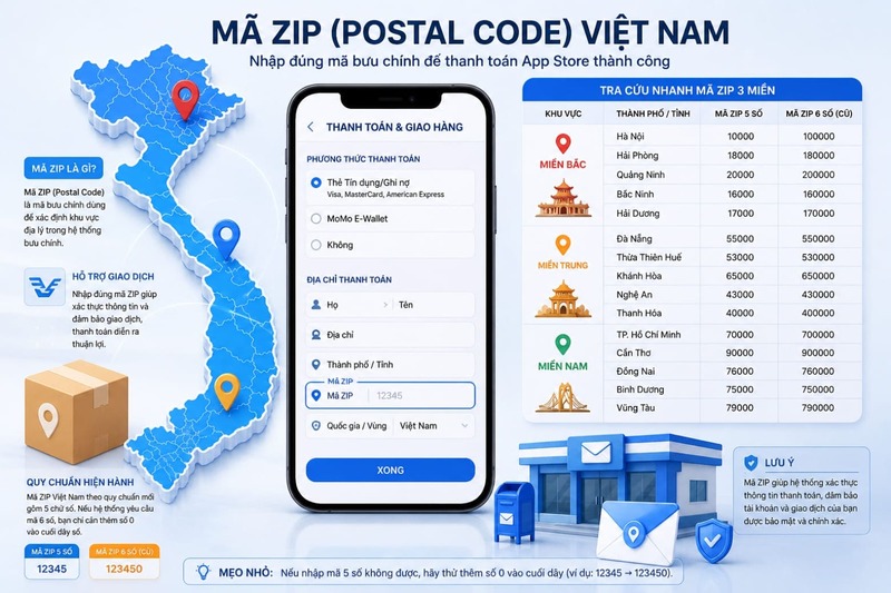 Hệ thống mã bưu chính TPHCM cập nhật mới 2026 5