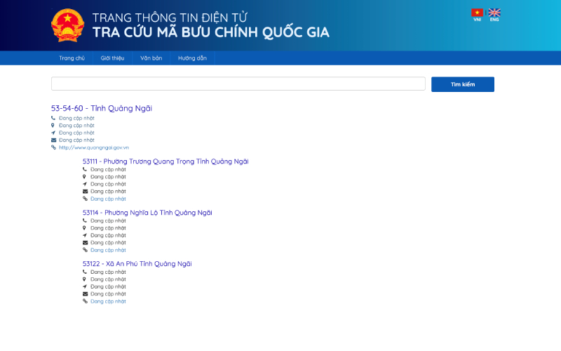 Bảng tra cứu Mã zip Quảng Ngãi mới nhất, đầy đủ 96 xã phường 5