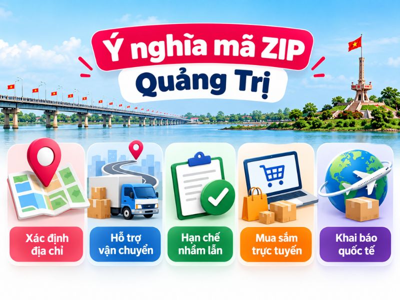 Mã ZIP Quảng Trị là bao nhiêu? Bảng mã mới nhất sau sát nhập 2026 3