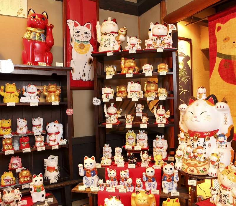 Maneki Neko: Bí mật sau chú mèo may mắn nổi tiếng của Nhật