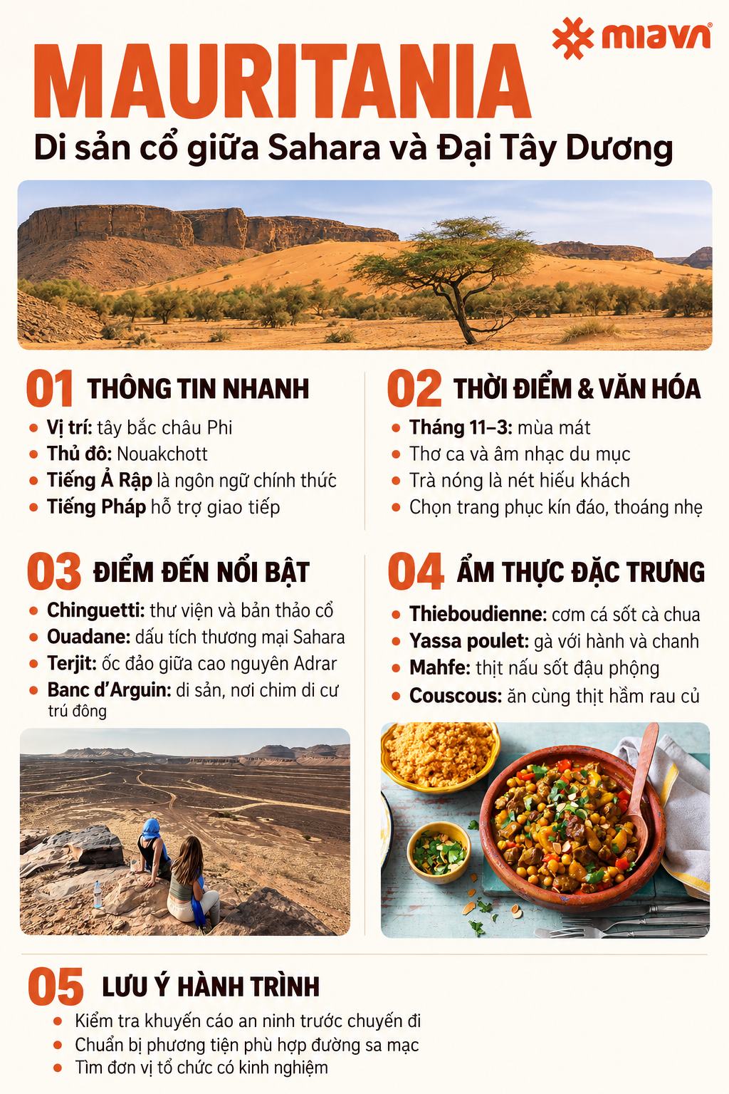 Kinh nghiệm du lịch Mauritania chi tiết từ A đến Z 2