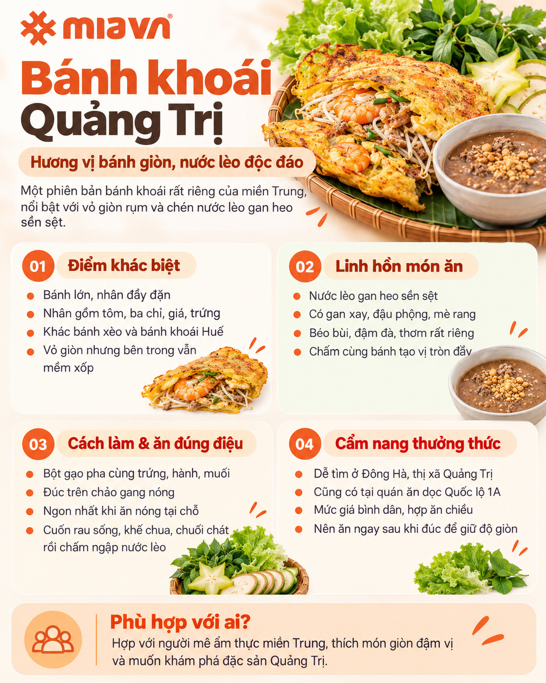 Bánh khoái Quảng Trị, hương vị bánh giòn nước lèo độc đáo 2