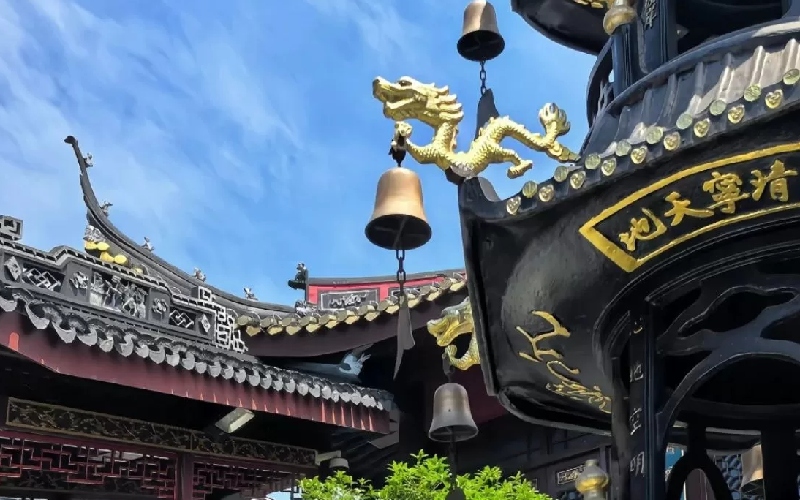 Thăm quan, trải nghiệm thực tế Miếu Thành Hoàng Thượng Hải 4