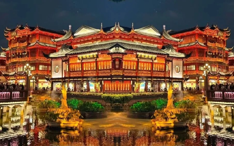 Thăm quan, trải nghiệm thực tế Miếu Thành Hoàng Thượng Hải 6