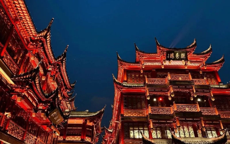 Thăm quan, trải nghiệm thực tế Miếu Thành Hoàng Thượng Hải 8