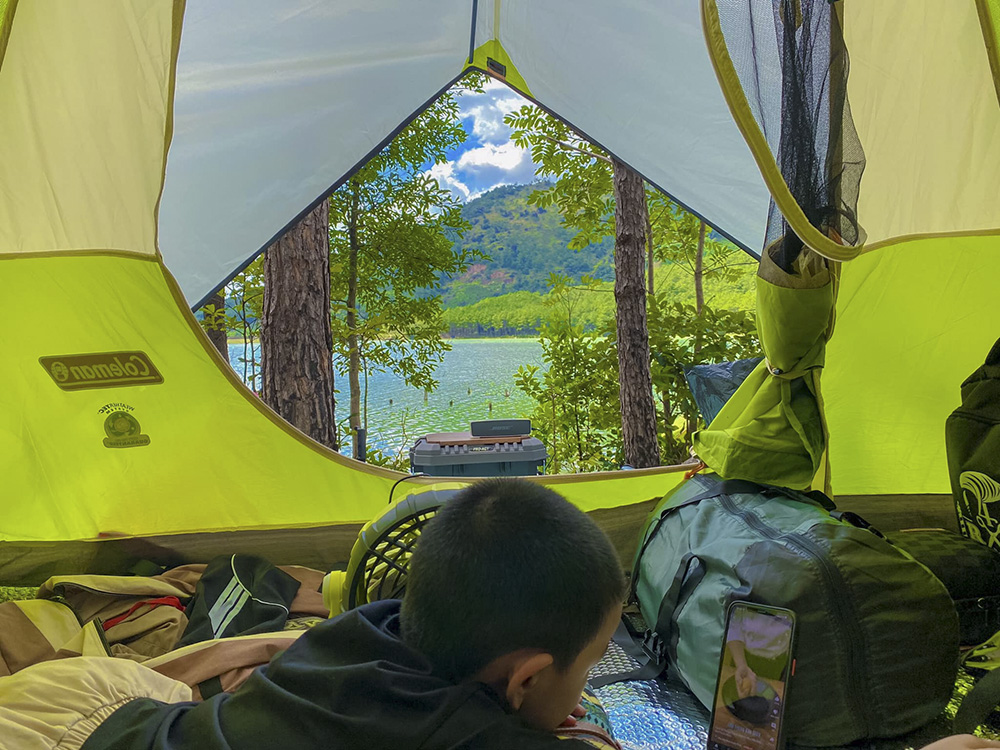 Một ngày camping hồ nước Tiên Sơn cùng Đào Phúc Quang Vũ 5